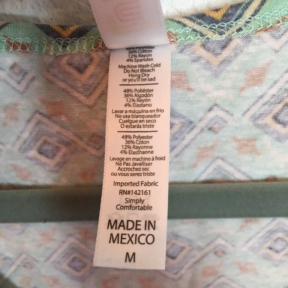 lularoe classic t medium Abstract Boxes Diamonds B - Picture 5 of 5